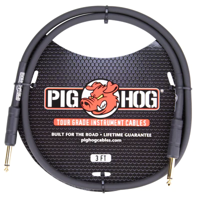Pig Hog Pig Hog 3ft 1/4" - 1/4" 8mm Inst Cable