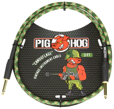 Pig Hog Pig Hog "Camouflage" 3ft Patch Cables