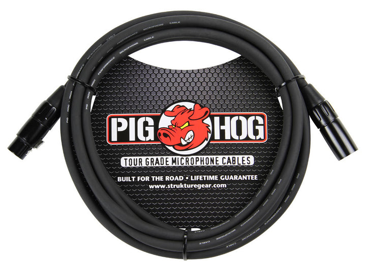 Pig Hog Pig Hog PHM High Performance 8mm XLR Microphone Cable - 10'