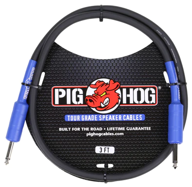 Pig Hog Pig Hog Speaker Cable, 3ft (14 gauge wire)