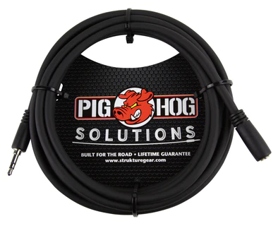 Pig Hog Pig Hog 10ft Headphone Extension Cable, 3.5mm