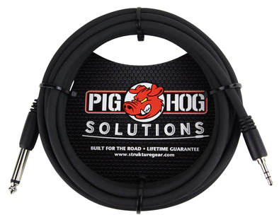 Pig Hog Pig Hog 10ft 3.5mm TRS to 1/4" Mono