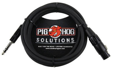 Pig Hog Pig Hog 20ft TRS(M)-XLR(F) Balanced Cable