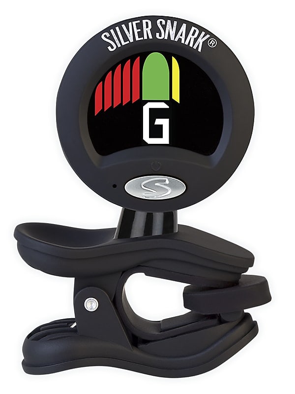 Snark Snark SIL-BLK Silver Snark Chromatic Tuner Black