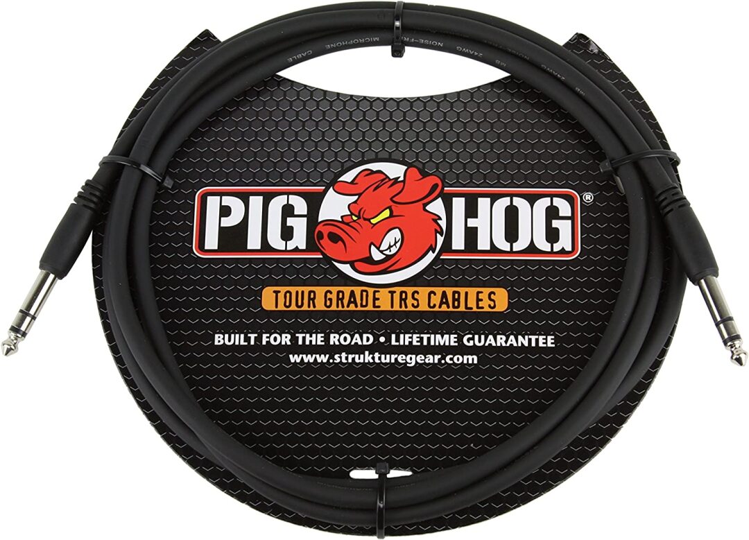 Pig Hog Pig Hog PTRS06 High Performance 1/4" TRS Instrument Cable, 6 Feet
