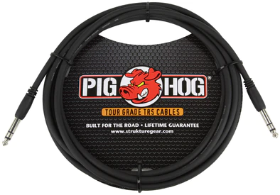 Pig Hog Pig Hog Cable - 1/4" TRS, 10 ft