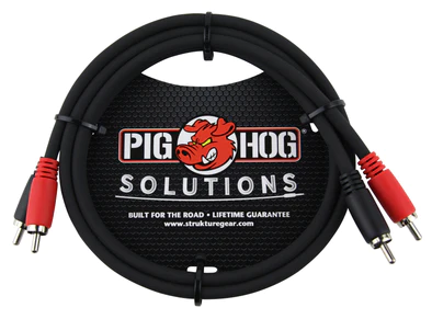 Pig Hog Pig Hog 3ft RCA-RCA Dual Cable