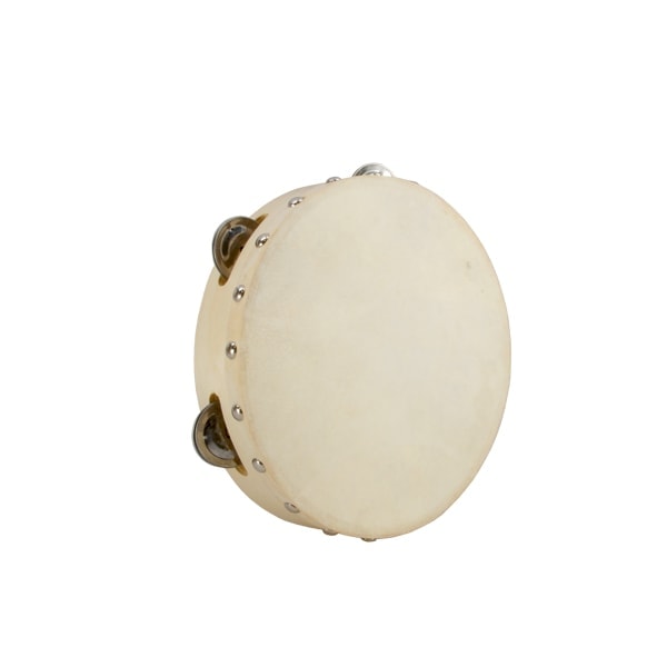 Tambourine, Tambourine, 6" w/ Skin Head