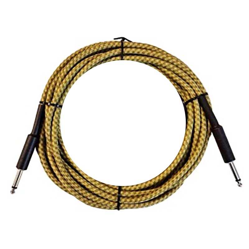Braided Braided 20' Instrument Cable - Vintage Tweed