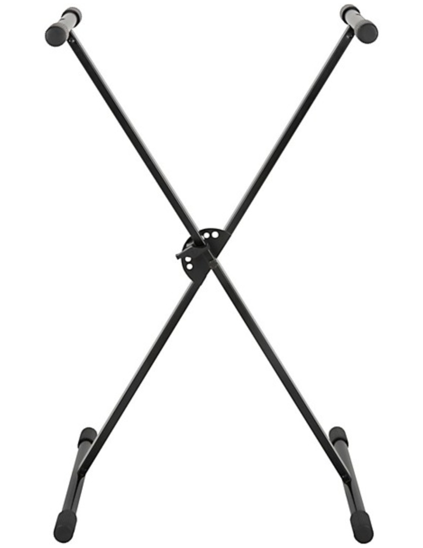 Musician’s Single-Braced Keyboard Stand Black