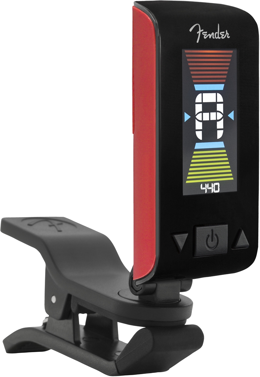 FENDER FENDER CHROMATIC TUNER, BRIGHT LCD SCREEN, 360 DEGREE SWIVEL