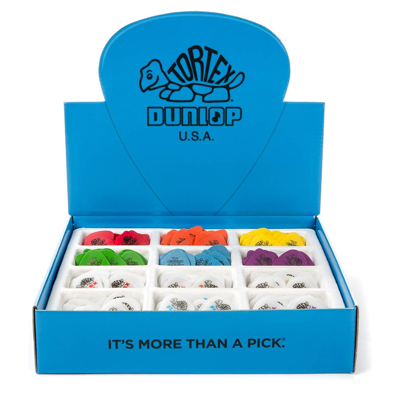 Dunlop Dunlop Tortex® MD1801 Mini Pop Display - 432 Picks (Mixed)
