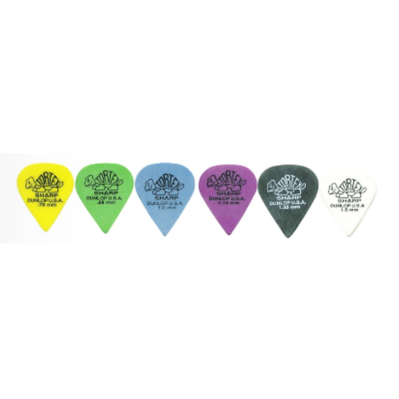 Dunlop Dunlop Tortex® Sharp 4121 Picks Cabinet - 216 Picks (36 Each of All Gauges)