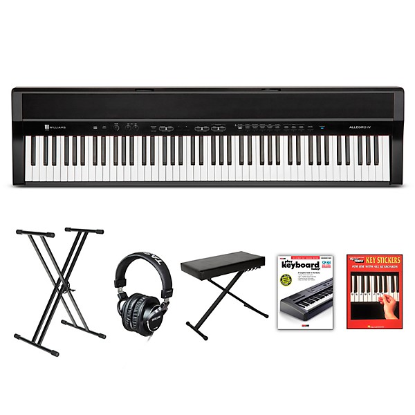 Williams Williams Allegro IV Digital Piano With Stand and Bench Beginner Packag