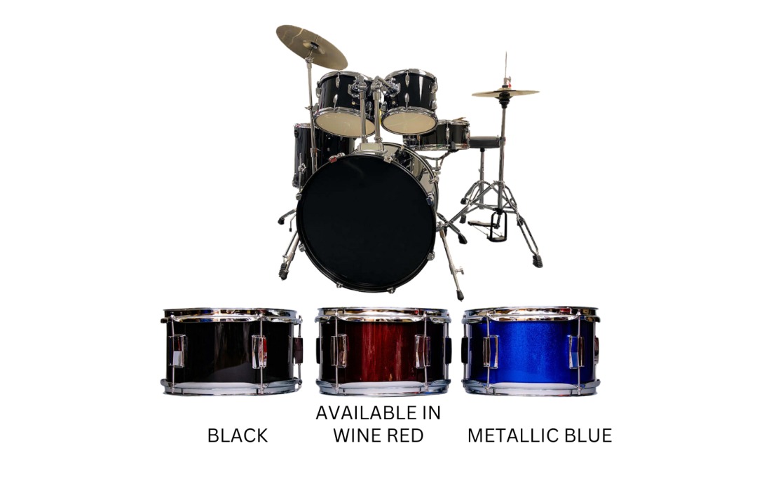 CANNON CANNON Full Size Complete Drum Set (Red)