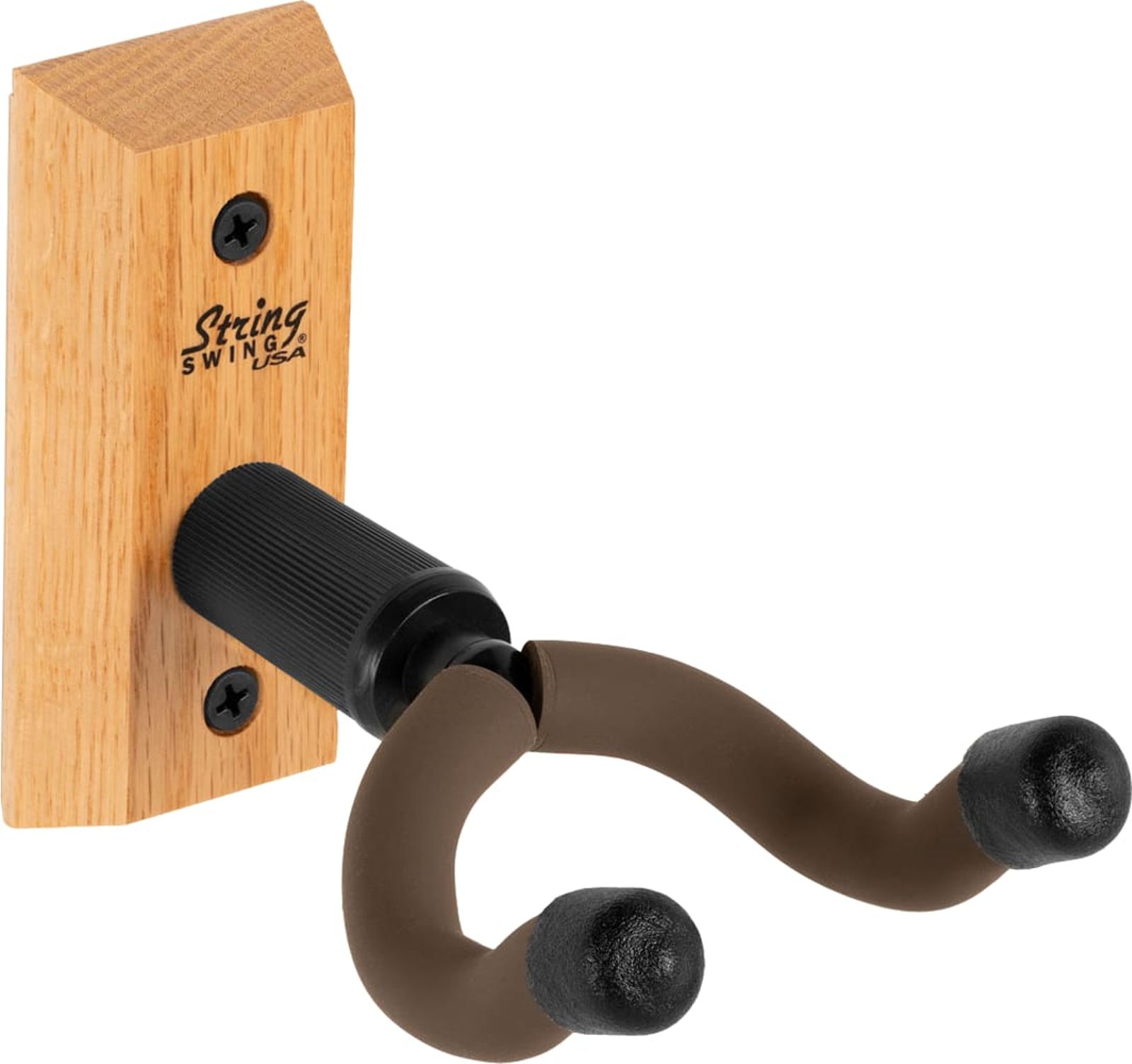 String Swing String Swing CC01K-O HomeStudio Guitar Wall Hanger Oak Wood Base