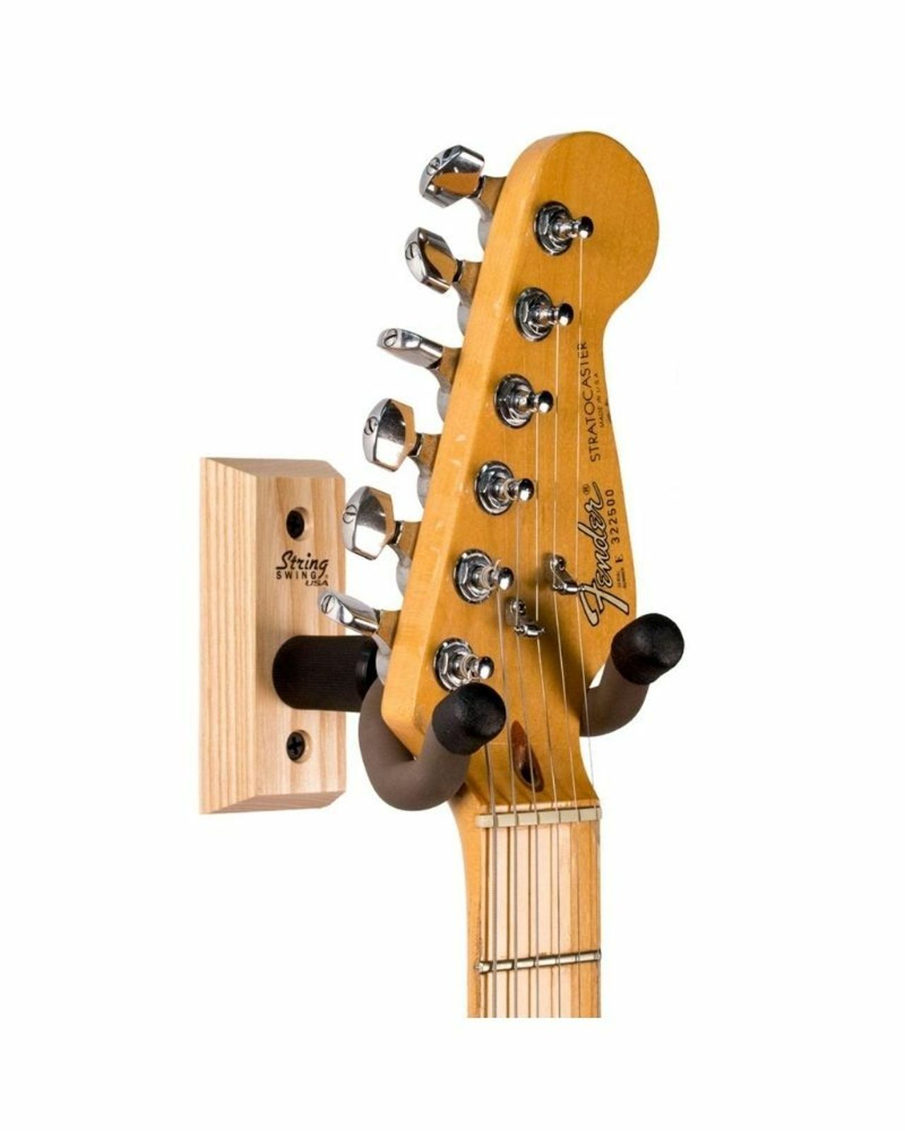 String Swing String Swing CC01K-A HomeStudio Guitar Wall Hanger Ash Wood Base