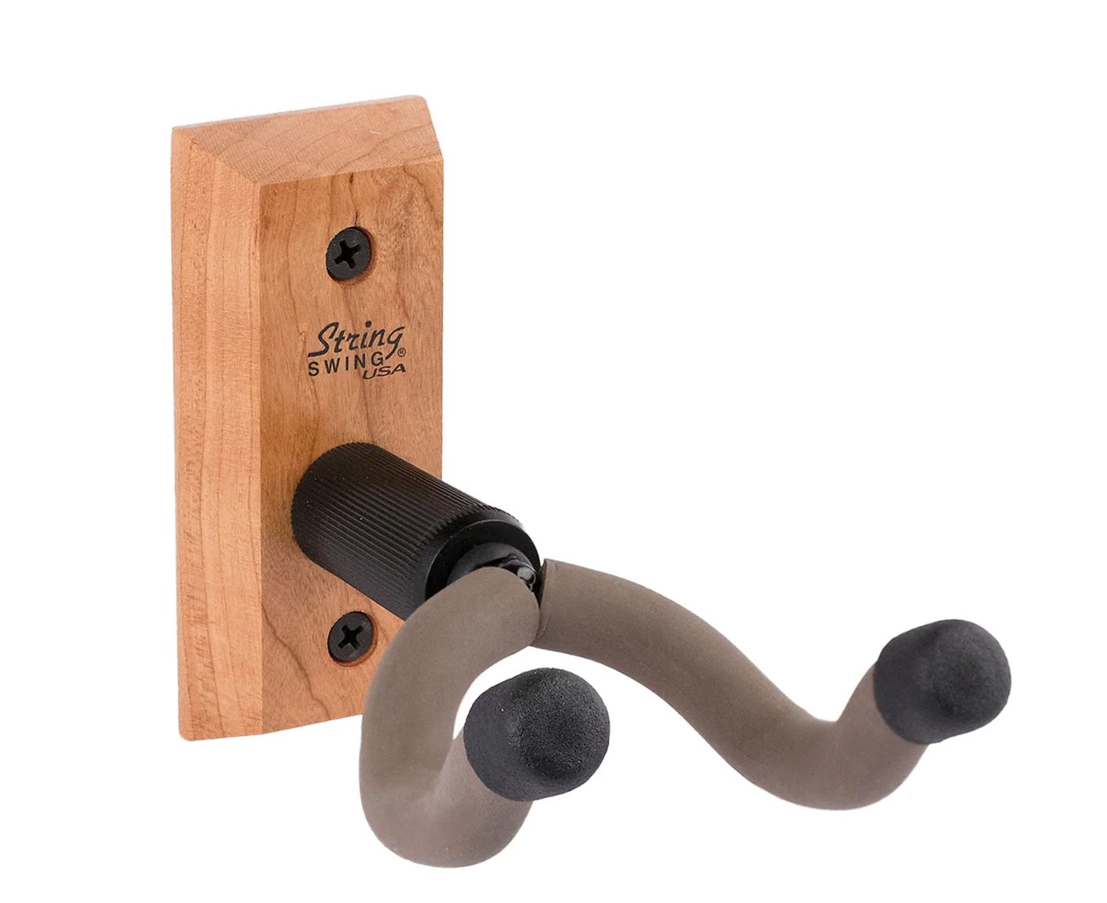 String Swing String Swing CC01K-C HomeStudio Guitar Wall Hanger Cherry Wood Base