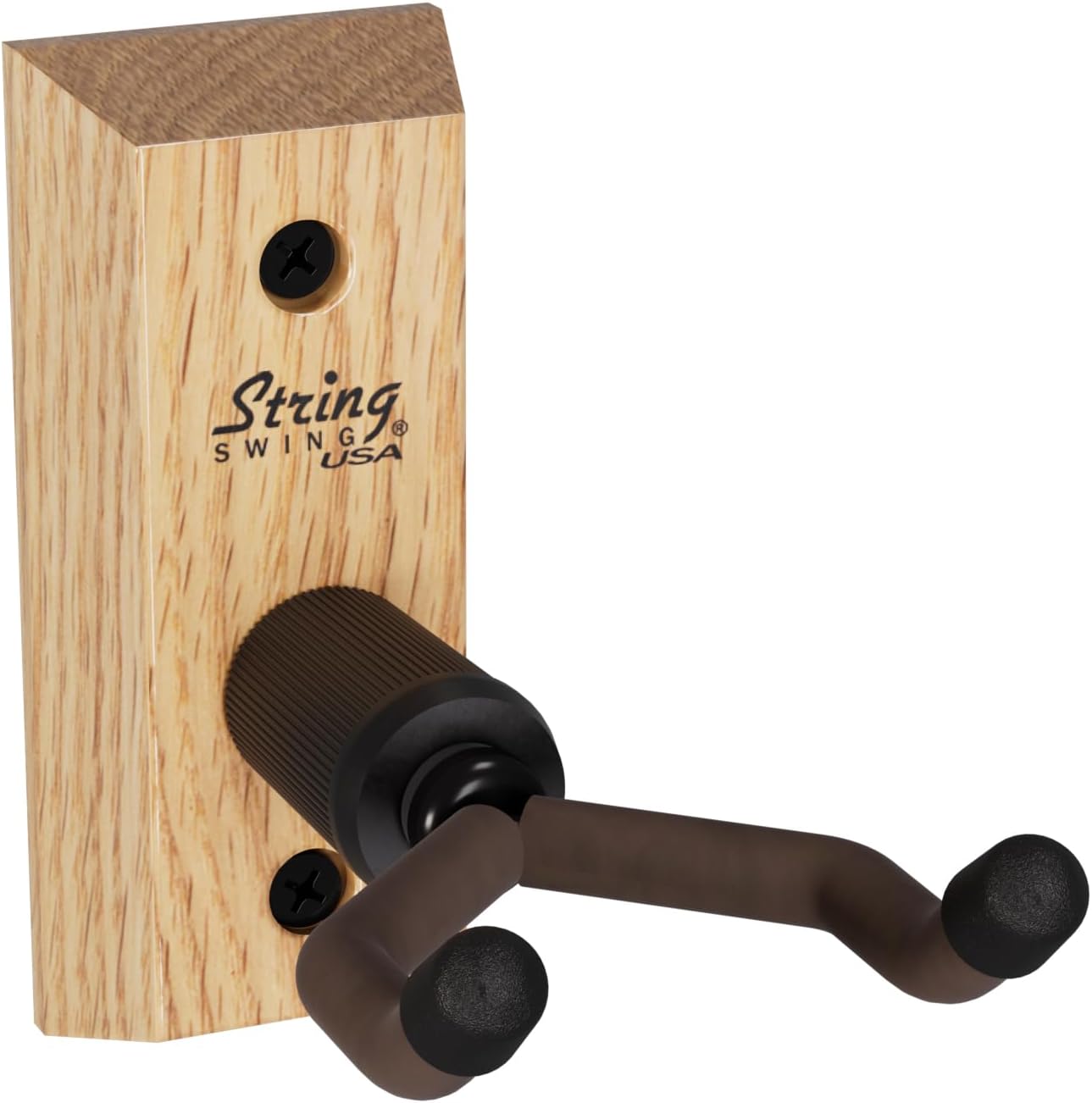String Swing String Swing CC01UK-O Home and Studio Guitar Hanger Oak Ukulele/Mandolin-Oak - 2 PACK