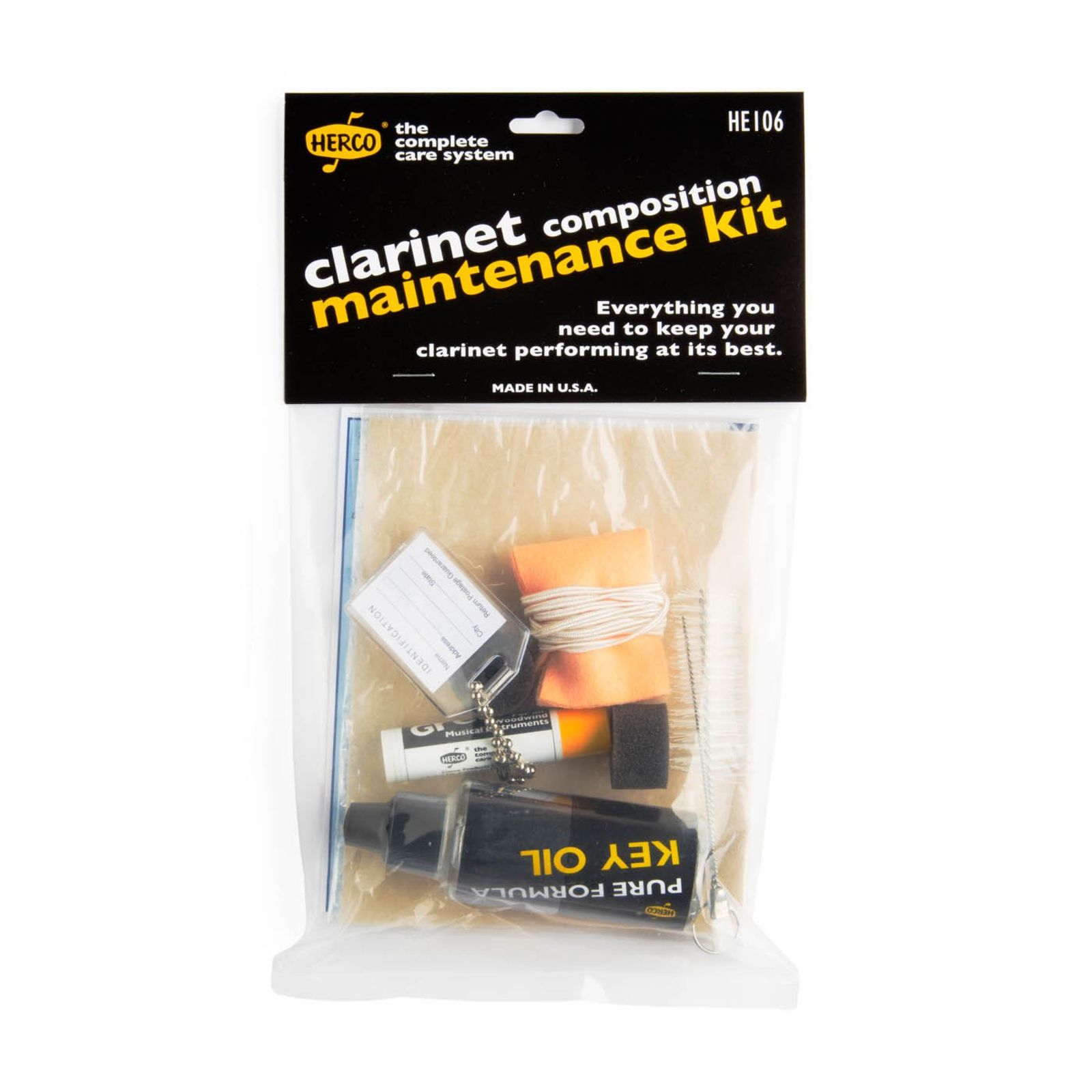 Herco Herco HE106 Clarinet Plastic Maintenance Kit