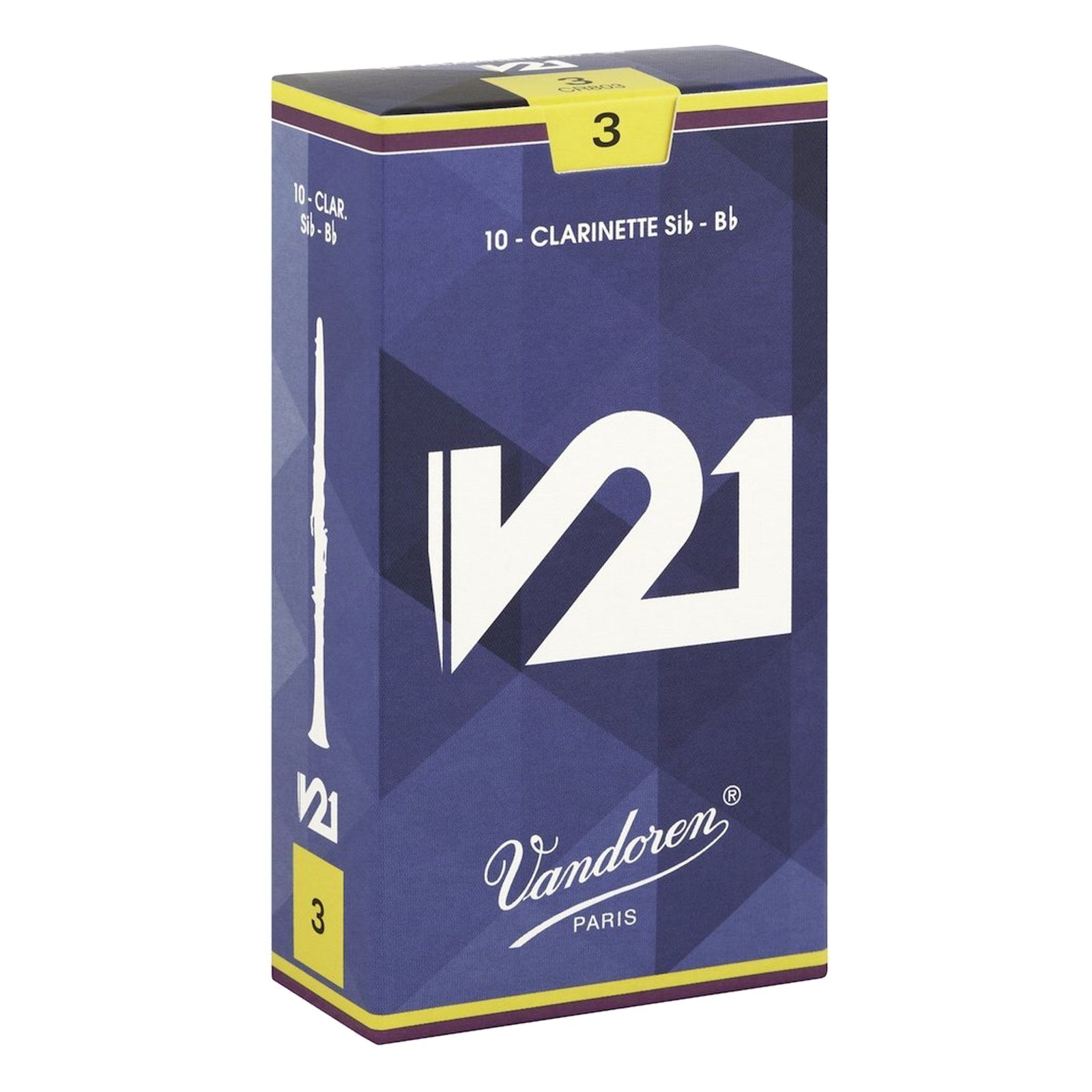 Vandoren Vandoren CR803 Bb Clarinet V21 Reeds Strength #3 (Box of 10)