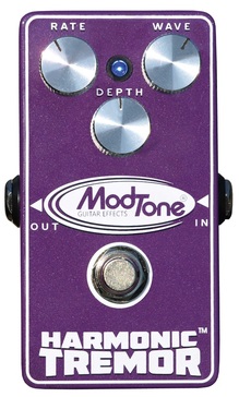Modtone Modtone MT-TR Harmonic Tremor Vintage Tremolo Guitar Effects Pedal