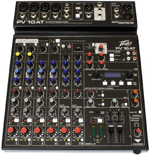 Peavey Peavey PV 10 AT 10-Channel Mixing Console With Autotune (3612610)