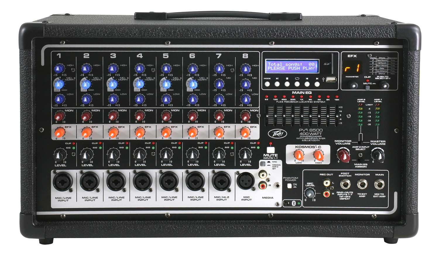 Peavey Peavey PVI 8500 8-Channel 400 watt Powered Mixer (3601860)