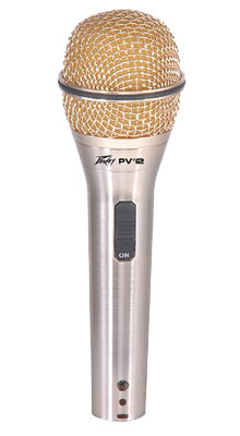 Peavey Peavey PVI 2G Gold Microphone With 1/4" to Xlr Cable (593490)