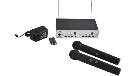 Peavey Peavey PV 16DR Channel UHF Dual Receiver 2 Hand Held System (3011540)