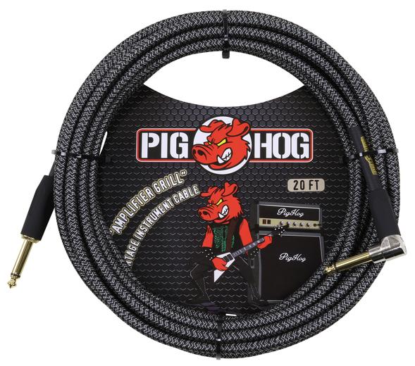 Pig Hog PIG HOG VINTAGE SERIES INSTRUMENT CABLE, 20FT, AMPLIFIER GRILL
