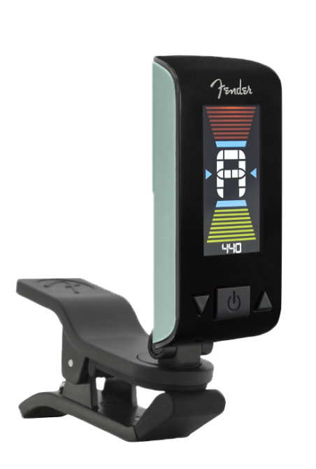 FENDER FENDER CHROMATIC TUNER, BRIGHT LCD SCREEN, 360 DEGREE SWIVEL