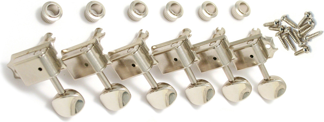 FENDER FENDER VINTAGE STRATOCASTER/TELECASTER TUNING MACHINES, NICKEL,