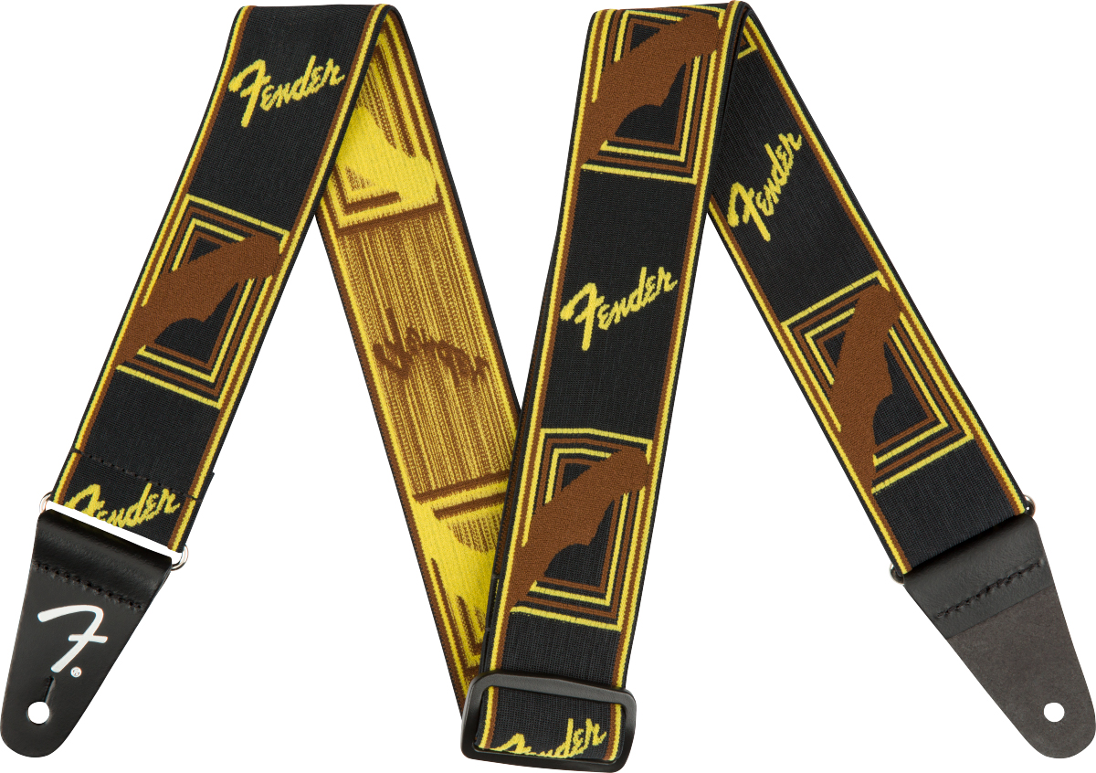 FENDER FENDER 2" MONOGRAMMED WEIGHLESS GUITAR STRAP