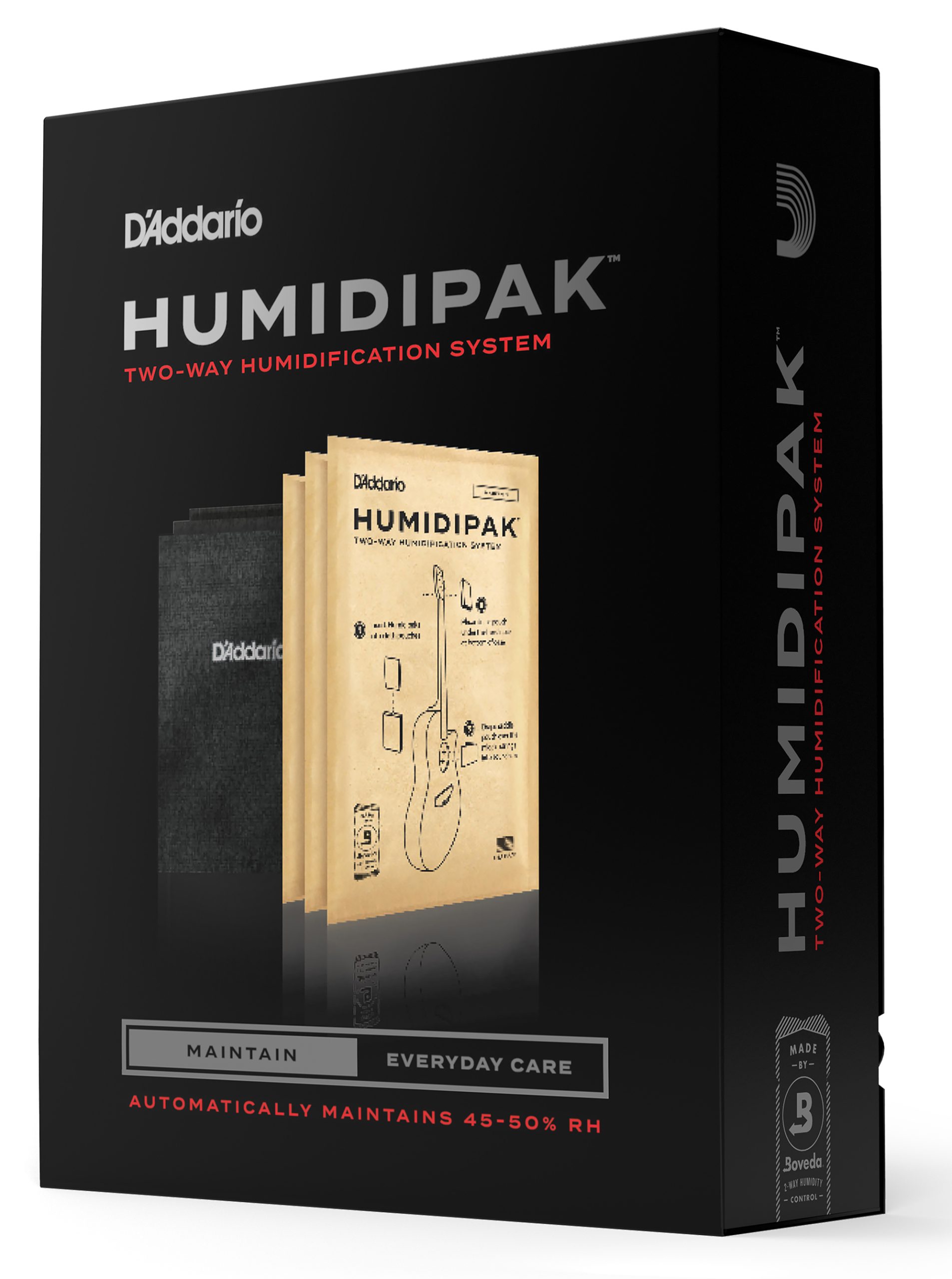 D'ADDARIO D'ADDARIO HUMIDIPAK RESTORE KIT, RESTORE GUITAR'S HUMIDITY LEVEL