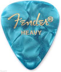 FENDER FENDER 351 SHAPE PREMIUM CELLULOID 12-PACK, OCEAN TURQUOISE MOTO
