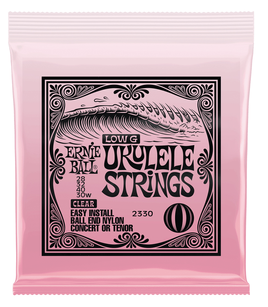 Ernie Ball ERNIE BALL 2330 CONCERT/TENOR WOUND LOW G NYLON BALL END UKULELE STRINGS