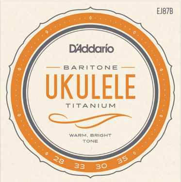 D'ADDARIO D'Addario EJ87B Titanium Baritone Ukulele Strings