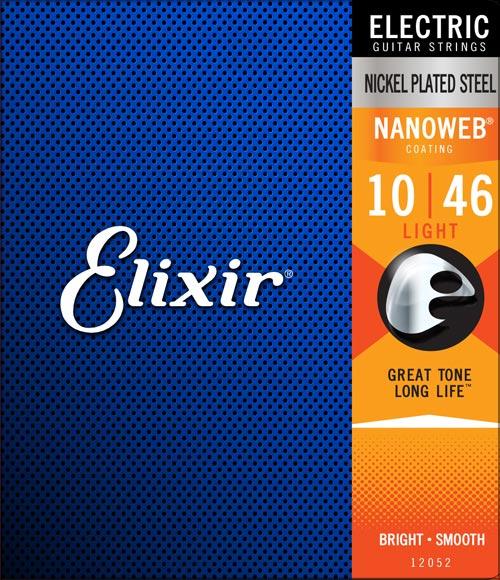 ELIXIR ELIXIR NICKEL PLATED ELECTRIC GUITAR STRING SET W/NANOWEB