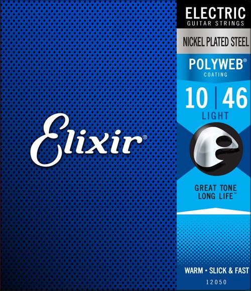 ELIXIR ELIXIR NICKEL PLATED ELECTRIC GUITAR STRING SET W/POLYWEB