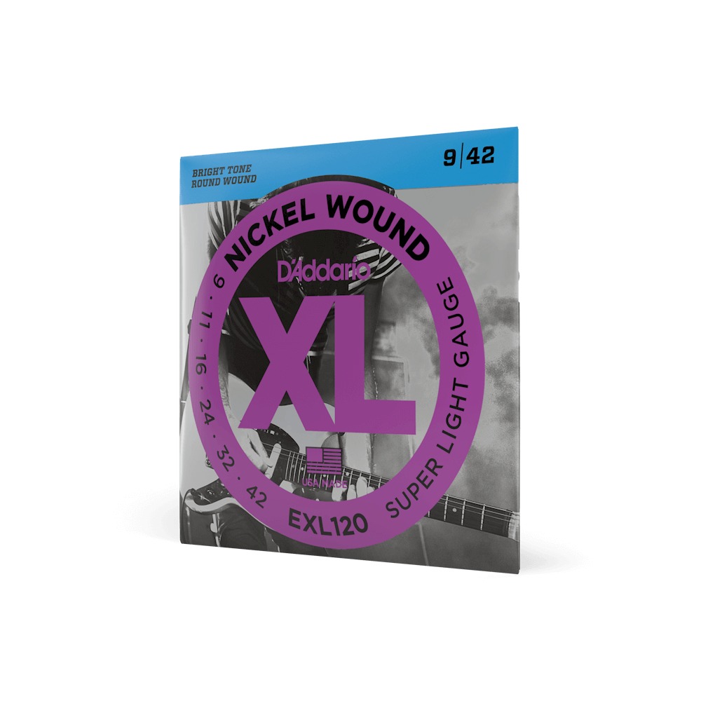 D'Addario D'Addario EXL120 XL Nickel Wound Electric Guitar Strings - .009-.042 R