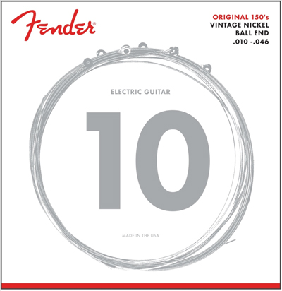 FENDER Fender 150R Original Pure Nickel Electric Strings 10-46