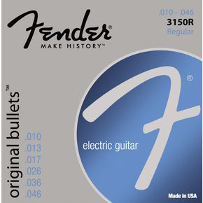 FENDER Fender 3150R Original Bullets Pure Nickel Wound Electric Guitar Strings - Regular 10-46