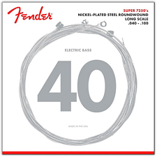 FENDER Fender 7250M Super Bass Nickel-Plated Steel Long Scale Bass Strings - Medium 45-105