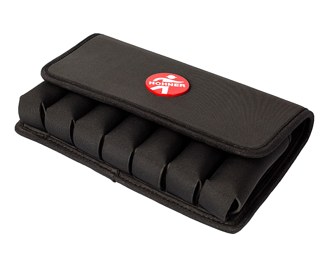 HOHNER HOHNER FLEXCASE MEDIUM SIZE HARMONICA CASE, SOFT, VELCRO STRIPS