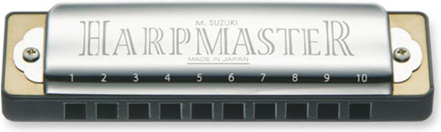 SUZUKI SUZUKI HARPMASTER 10 HOLE DIATONIC HARMONICA, KEY OF E