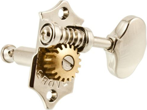 GROVER GROVER VINTAGE STA-TITE MACHINE HEAD SET, NICKEL