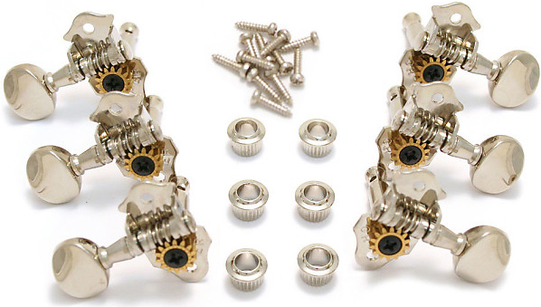 GROVER GROVER STA-TITE 98 SERIES MACHINE HEADS WITH CLASSIC ROUND BUTTON
