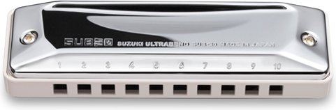 SUZUKI SUZUKI ULTRABEND HARMONICA, 30 REED, 10-HOLE, 20-NOTE, FULL