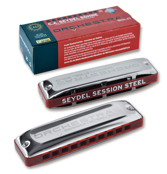 SEYDEL SEYDEL ORCHESTRA S SESSION STEEL, SOLO-TUNED HARMONICA, TEN-HOLE